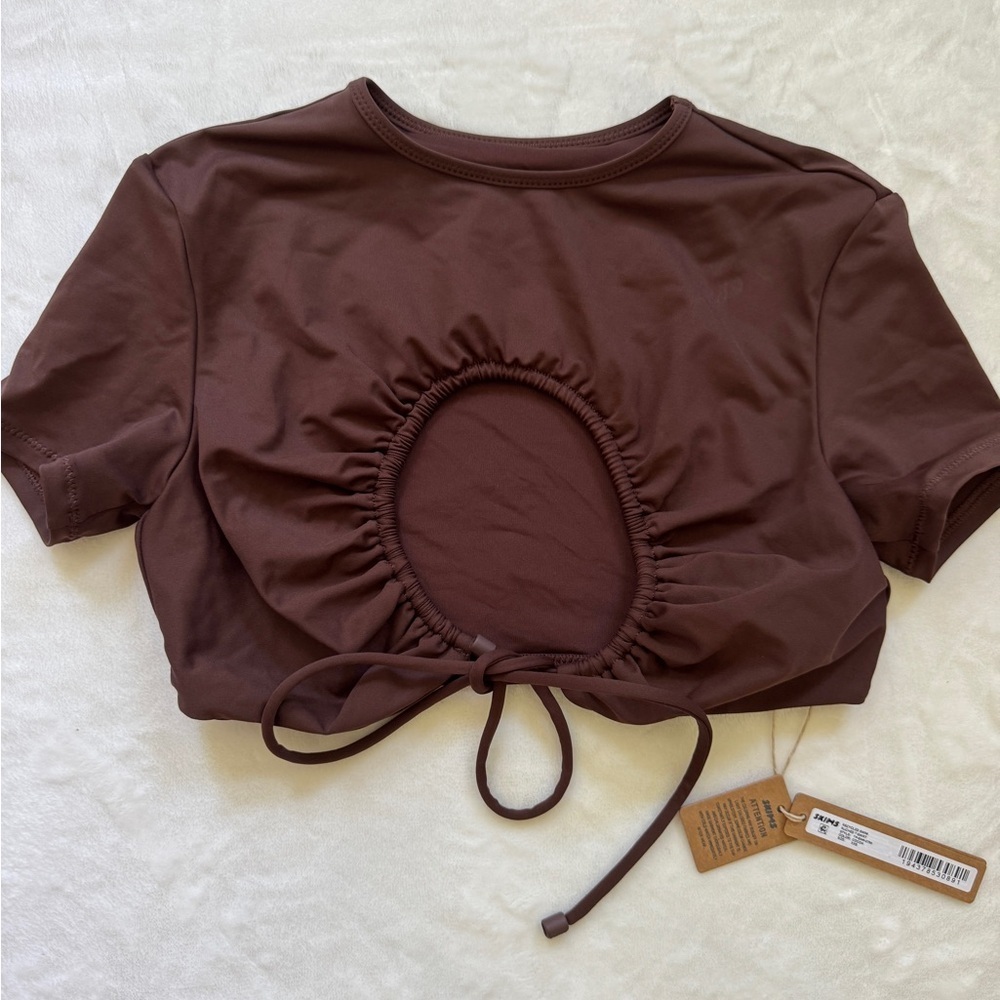 NWT skims recycled swim ruched tshirt - Picture 5 of 5